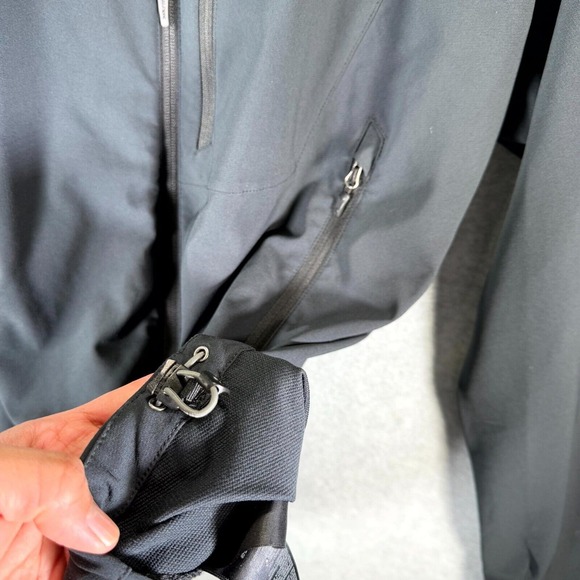 Marmot M3 Soft Shell Jacket Men's Large Black Stretch Secure Pockets Full Zip - Picture 10 of 13